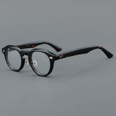 Aeker Retro Acetate Glasses Frame Round Frames Southood Leopard